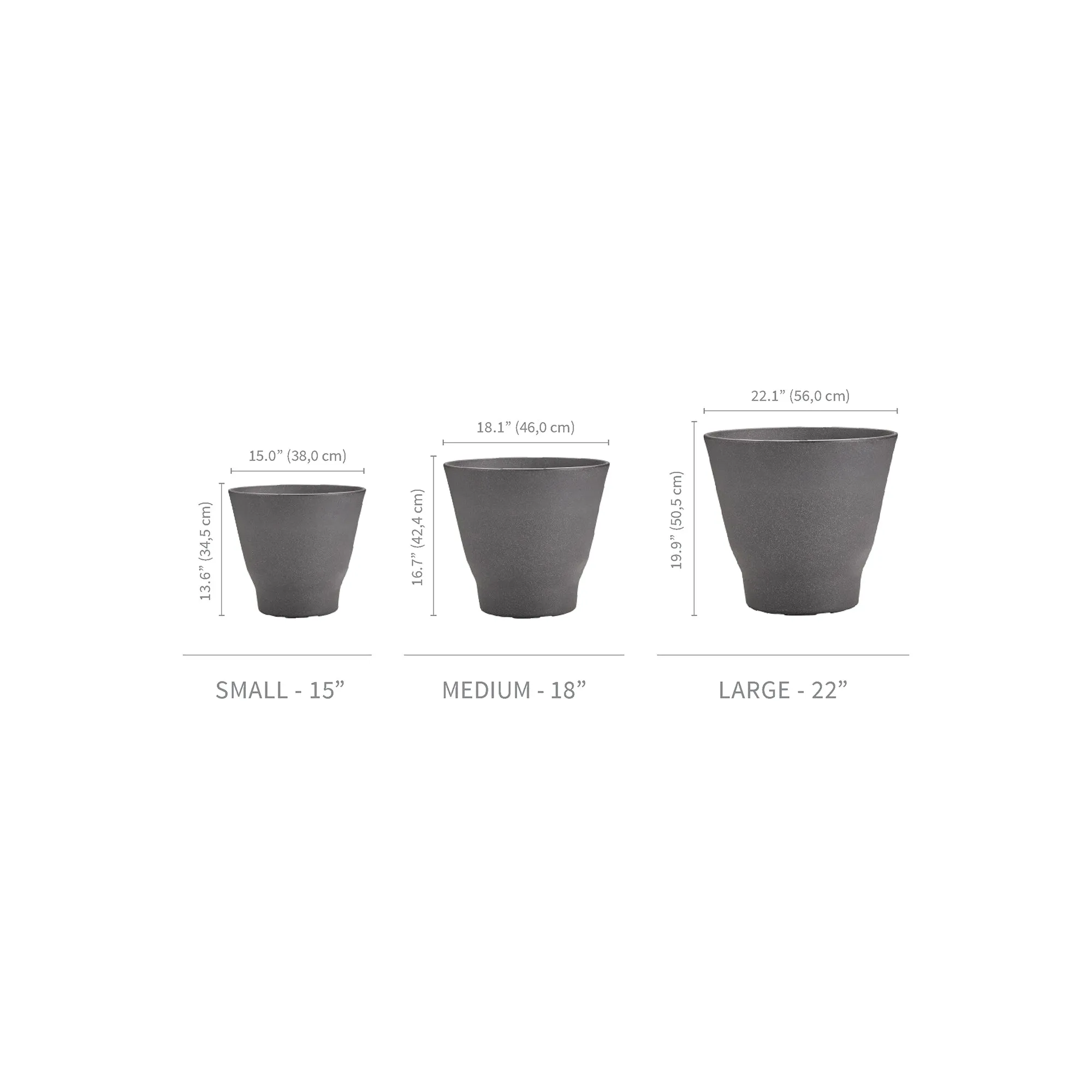 TruDrop Flex Step Modern Plant Pot