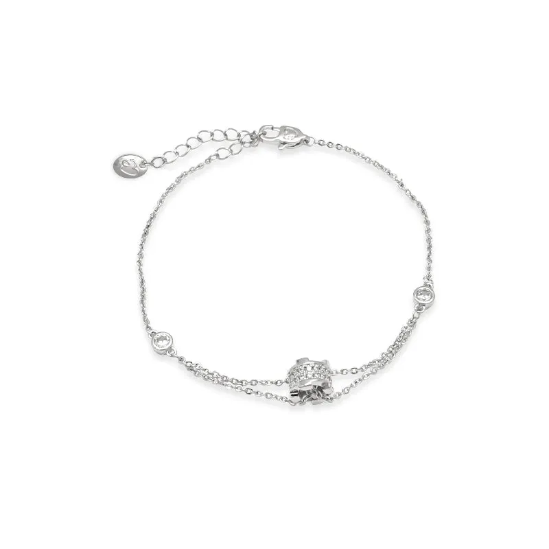 Tunnel Cubic Zirconia Bracelet