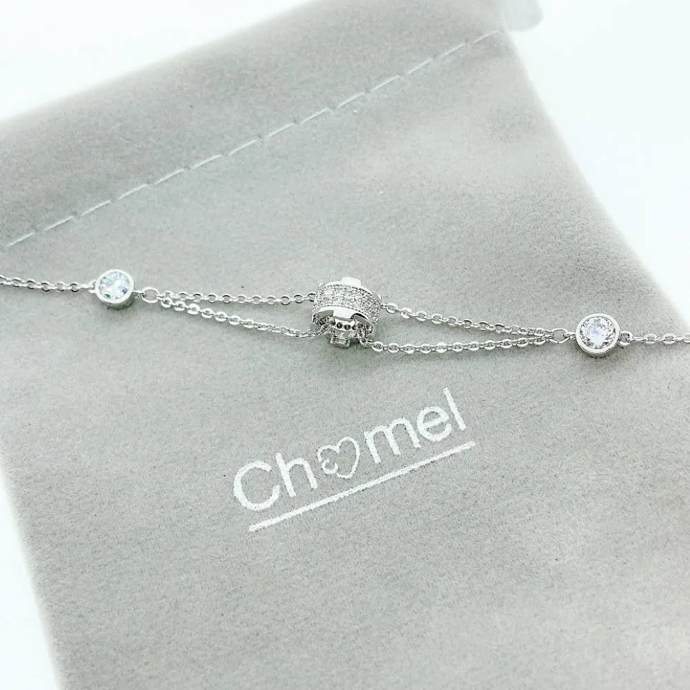 Tunnel Cubic Zirconia Bracelet