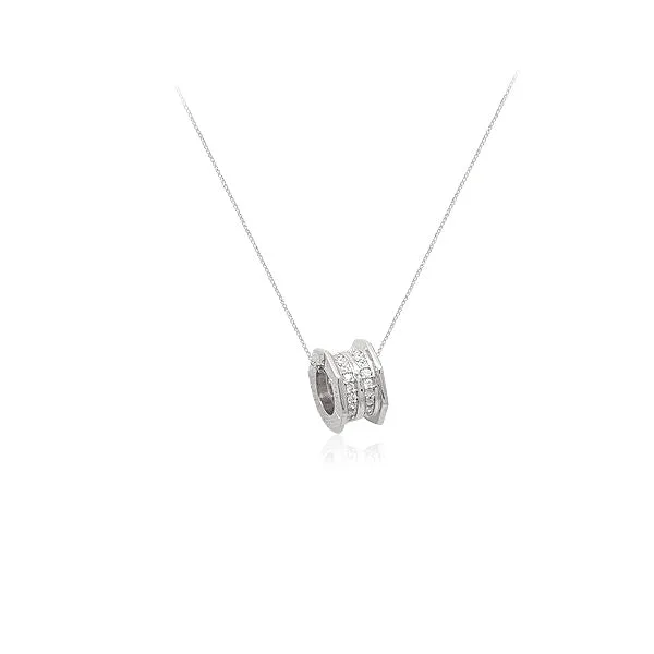 Tunnel Cubic Zirconia Necklace