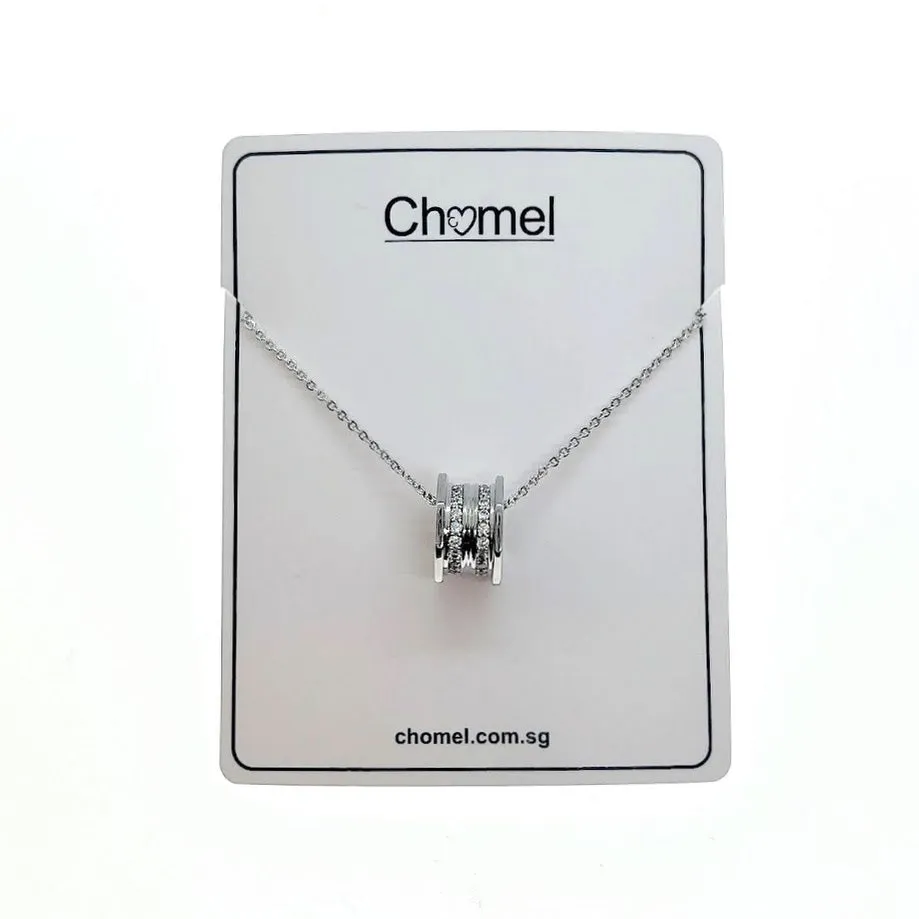 Tunnel Cubic Zirconia Necklace